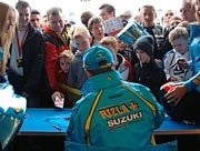 Reynolds llega al circuito de Thruxton recuperado