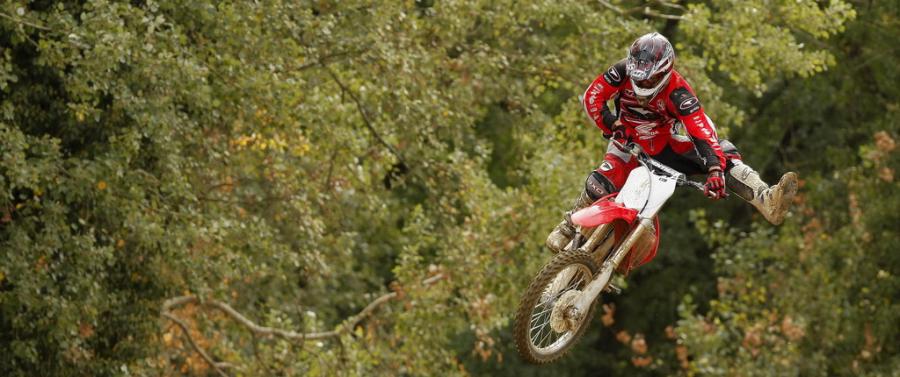 García Vico prueba la Honda CRF 450R 2009
