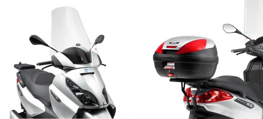 Equipa tu Piaggio X7 con los complementos de Givi
