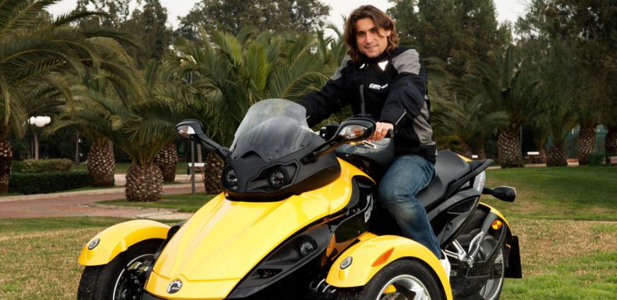 David Ferrer, nuevo propietario de un Can-Am Spyder
