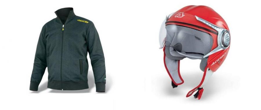 Nueva sudadera Hip Hop y casco jet Nano de Acerbis