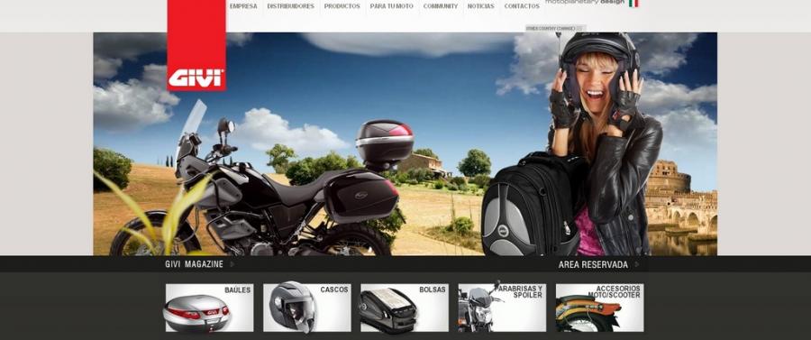 Givi renueva por completo su página web