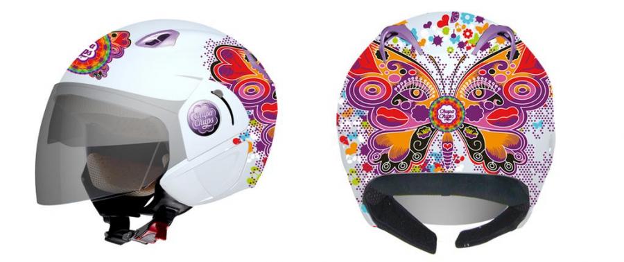 Nuevo casco Butterfly de Chupa Chups