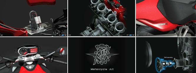 Videos · El motor y chasis de la MV Agusta Brutale 990R y 1090RR al detalle
