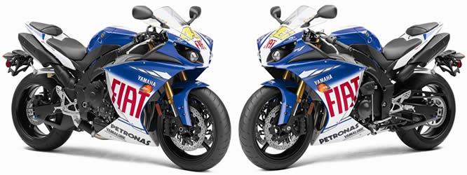 Yamaha YZF-R1 2010 Valentino Rossi réplica