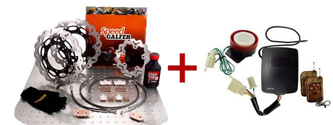 Compra un kit de frenos Galfer y llévate una alarma para tu moto ¡de regalo!