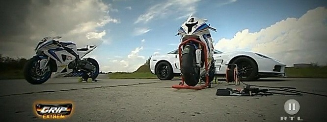Video · BMW S 1000RR vs Corvette ZR1 ¿Quién ganará?