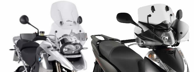 Airflow, el parabrisas regulable universal de Givi