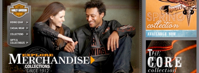 Toda la moda de Harley-Davidson en una web