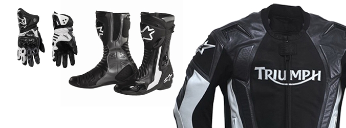 Equípate con los accesorios Triumph