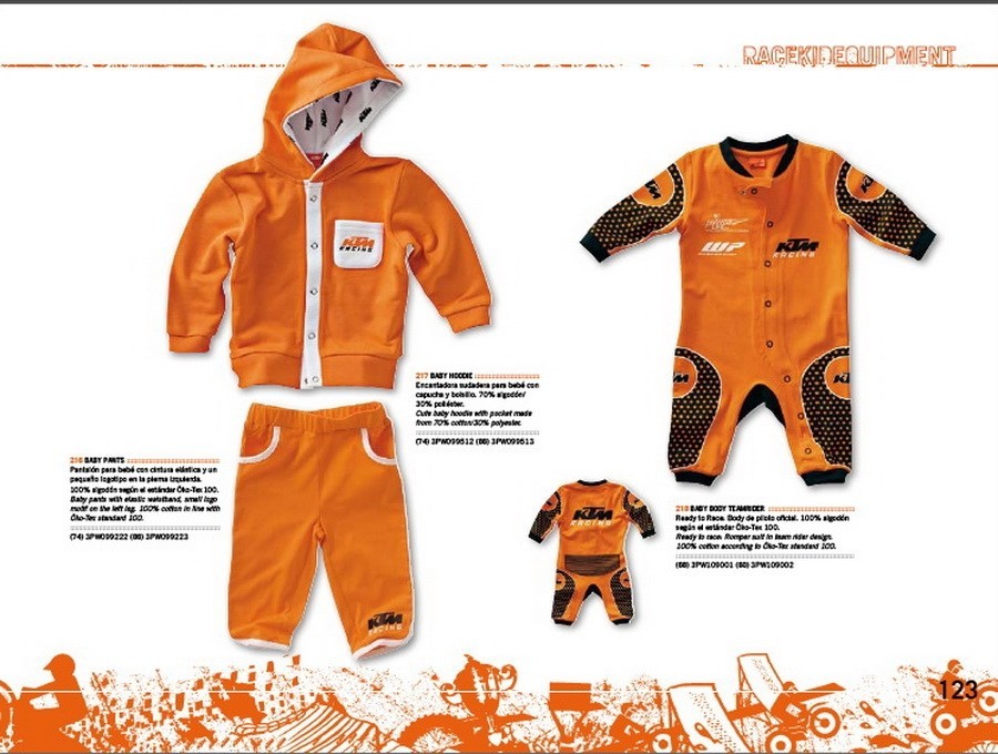 KTM incluye ropa infantil en su colección Power