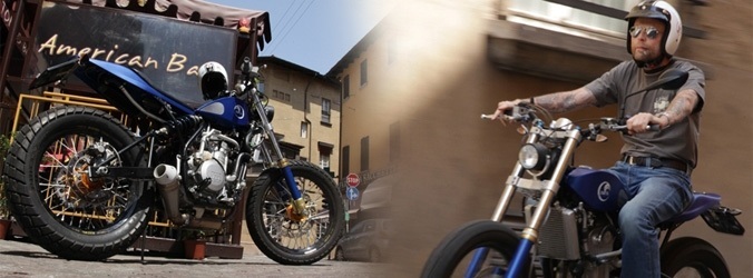 Zaeta 530, la dirt track de Paolo Chiaia y Graziano Rossi