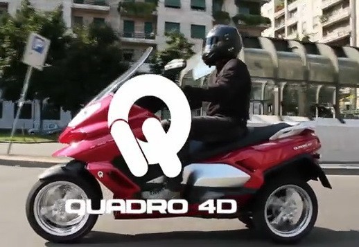 Quadro 4D, el scooter de 4 ruedas al detalle