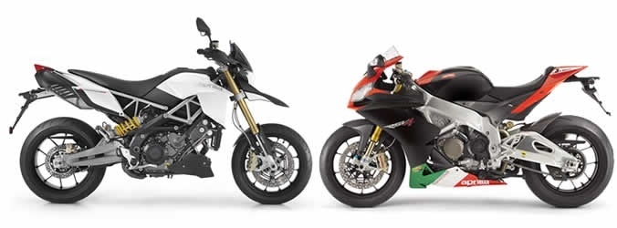 Aprilia presenta la Dorsoduro 1200 y RSV4 Factory APRC SE en Intermot