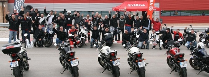 Éxito de participación en el Curso Yamaha XJ6 Diversion Experience