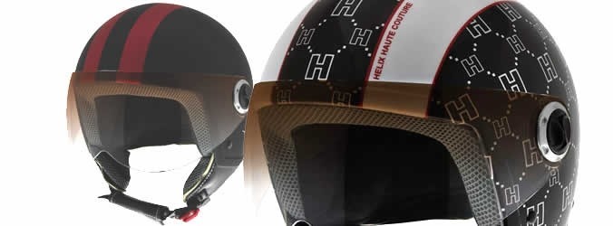 Cascos de moto Helix Haute Couture y Caravalle