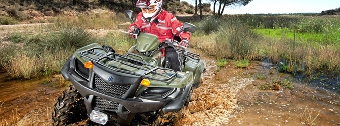 Más potencia y control para el KingQuad 500 AXi de Suzuki