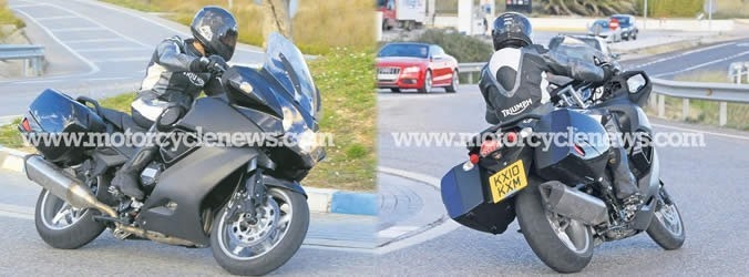 Fotos espía de una Triumph tourer totalmente nueva