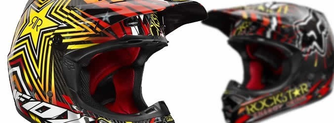 Casco FOX V3 réplica Ryan Dungey Rockstar