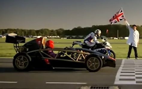 Ariel Atom v8 vs BMW S1000RR ¿Quién ganará?