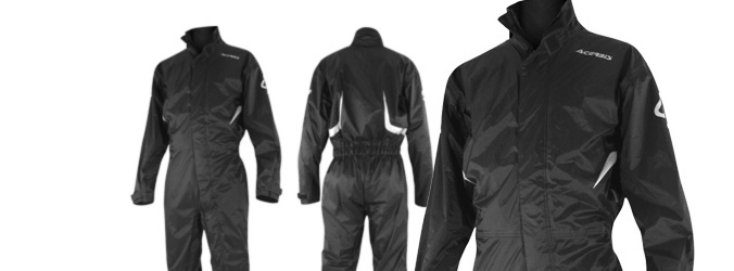 Protégete de la lluvia con el mono One Zip de Acerbis