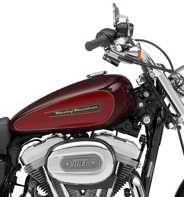 El sistema HFS disponible para la Harley-Davidson Sportster 883