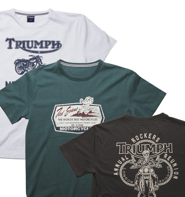 Camisetas de auténtica leyenda con Triumph