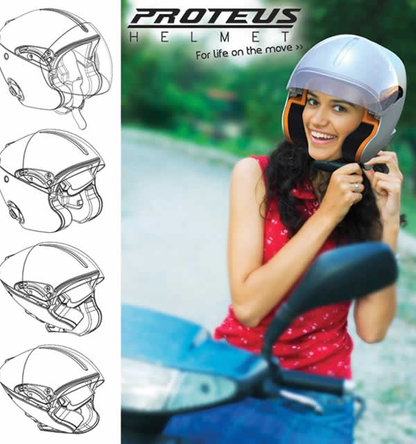 Proteus… ¿Quién dice que los cascos no se pueden doblar?
