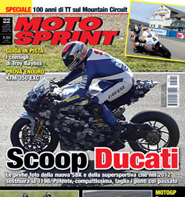 Moto Sprint caza la que será sustituta de la Ducati 1198