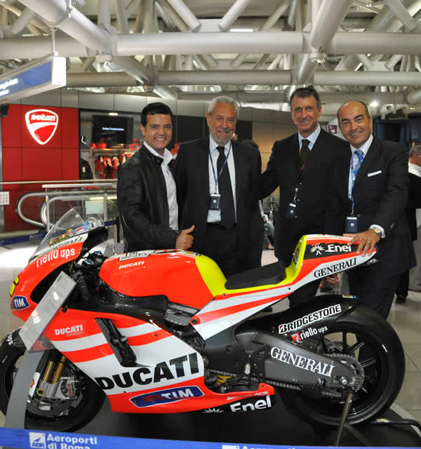 ¿De vacaciones en Roma? Pásate por la Ducati Store de Fiumicino