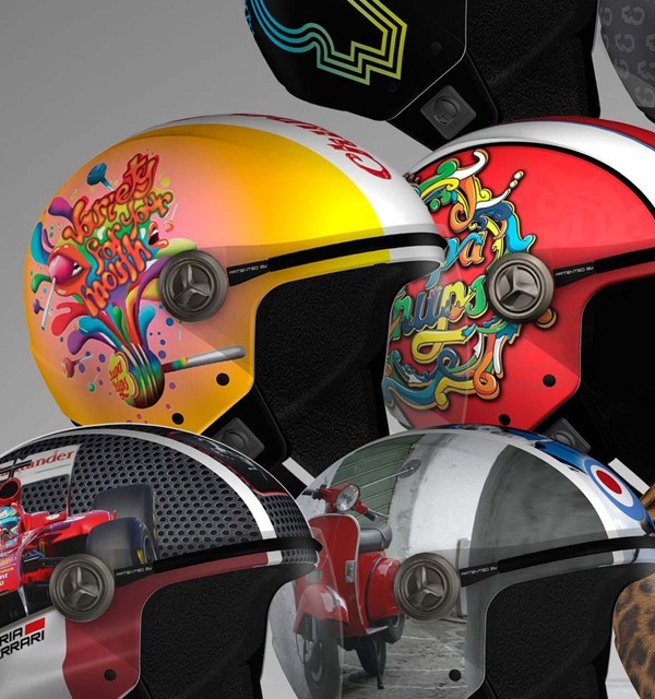 Deja volar la imaginación y crea tu propio casco con NZI