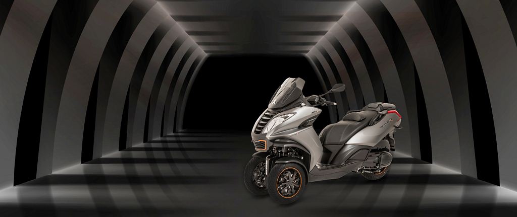 Metropolis, el tres ruedas de Peugeot estrella del estand de la marca en el EICMA
