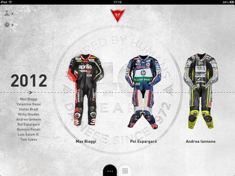 Dainese 40, una app para iPad que no puedes perderte
