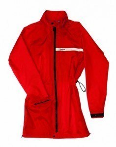 vespa cappotto antipioggia rosso