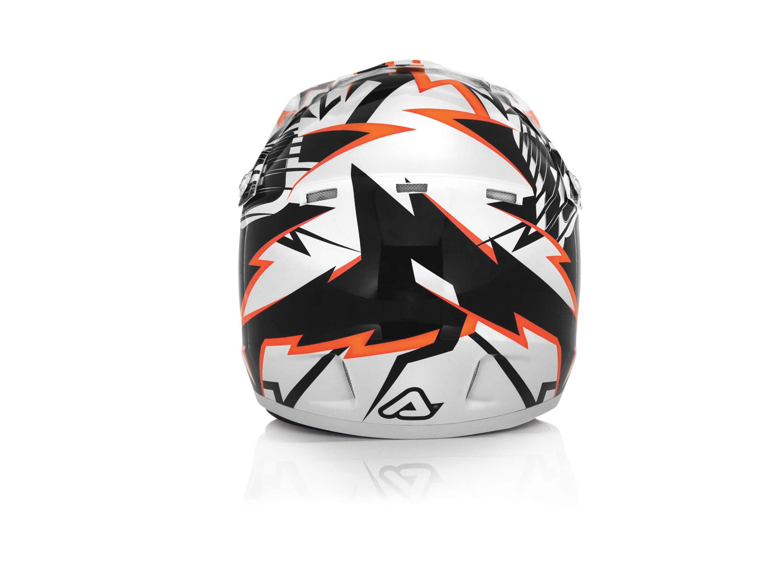 casco acerbis master burner jr trasera
