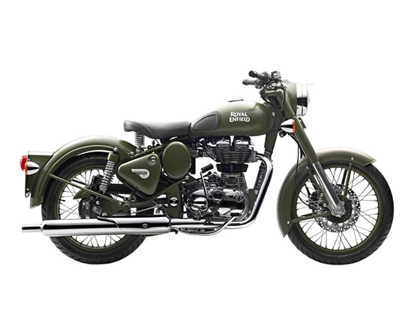 Royal Enfield Classic 500 Battle Green 2016