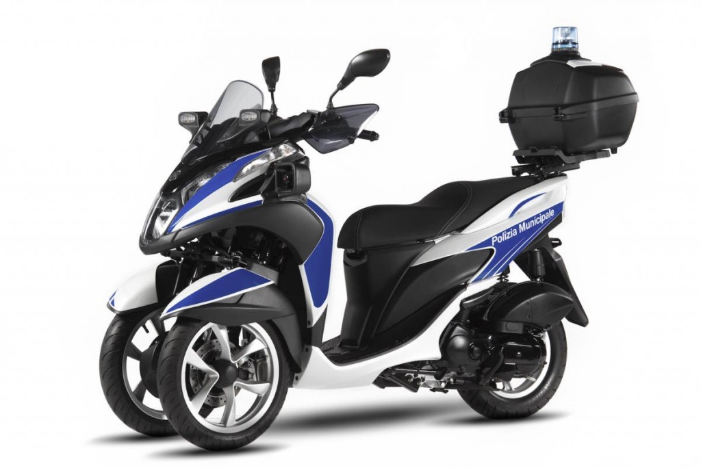 Nueva Yamaha Tricity 125 2016 para la policía